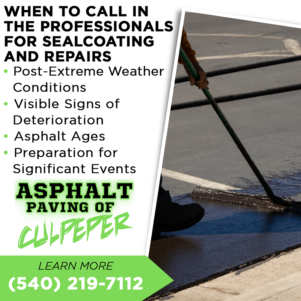 APoC-When To Call in the Professionals For Sealcoating and Repairs